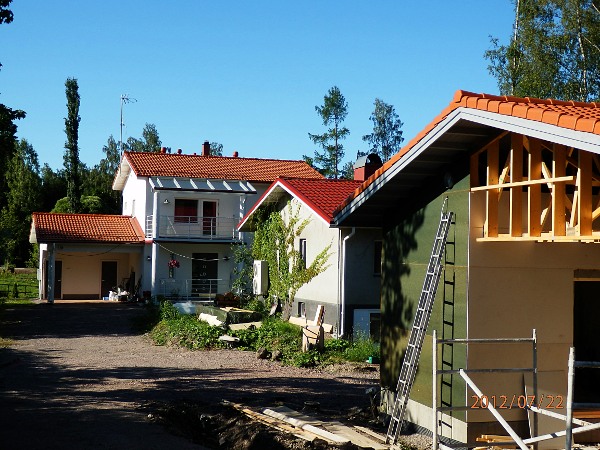 constructing the new house